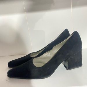 Prada Black Block Heels